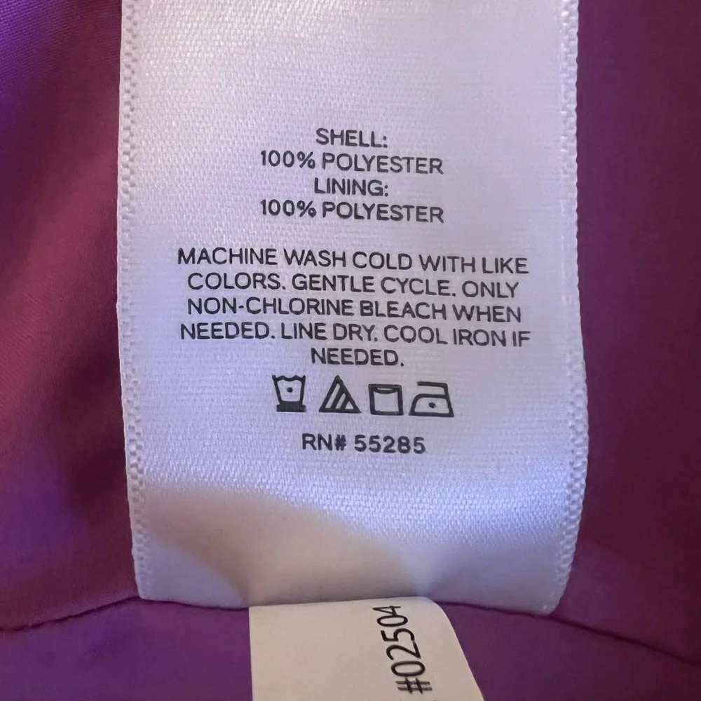 Express Violet Ruffled Top - Picture 3 of 3